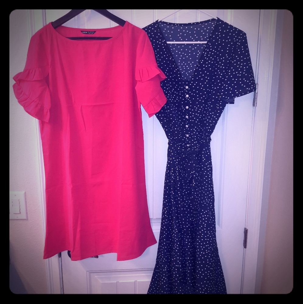 SOLD - LOT OF TWO NEVER WORN NWT SHEIN DRESSES